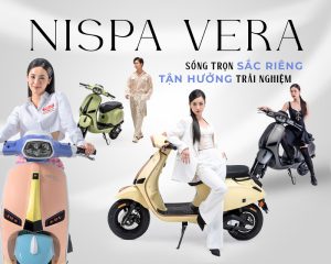 Xe máy điện Nispa Vera là lựa chọn lý tưởng dành cho những bạn trẻ muốn thể hiện phong cách cá nhân