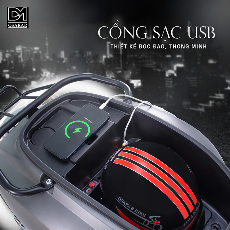 Tặng kèm mũ bảo hiểm Osakar chất lượng cao khi khách hàng lựa chọn mua xe điện Osakar