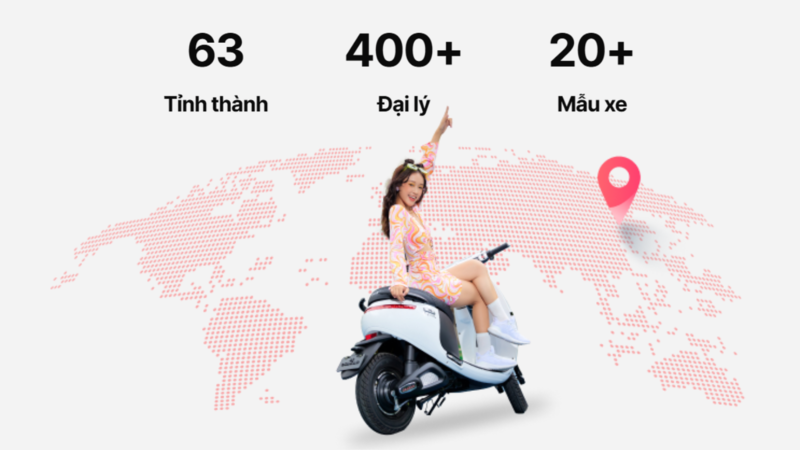 Các thương hiệu xe 50cc có đại lý phủ sóng khắp cả nước sẽ giúp bạn dễ dàng sửa chữa phương tiện nếu gặp sự cố giữa đường