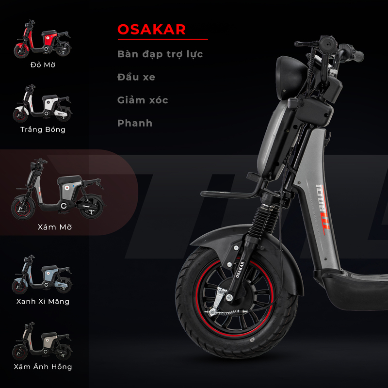 Xe có bàn đạp OSAKAR MANDI đem tới vẻ đẹp của sự năng động