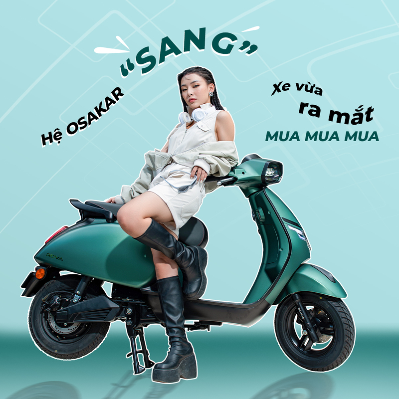 Xe máy điện Rova thương hiệu OSAKAR là một trong những mẫu xe được các bạn trẻ yêu thích nhất hiện nay