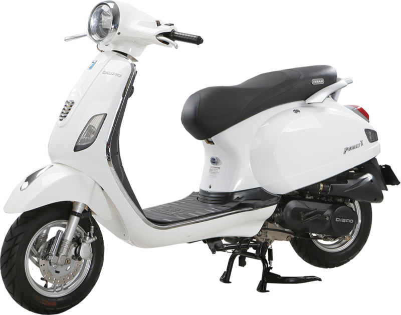 Dibao Pansy 50cc có thiết kế thanh lịch, nước sơn bền đẹp và kiểu dáng hiện đại phù hợp cho mọi lứa tuổi
