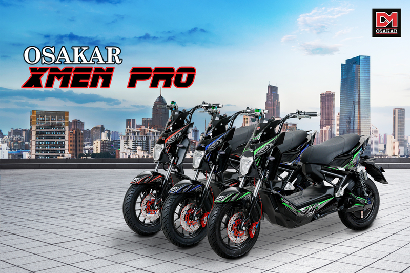 Xe máy điện OSAKAR Xmen Pro với công suất mạnh mẽ giúp bạn bứt tốc cực nhanh mà vẫn êm ái