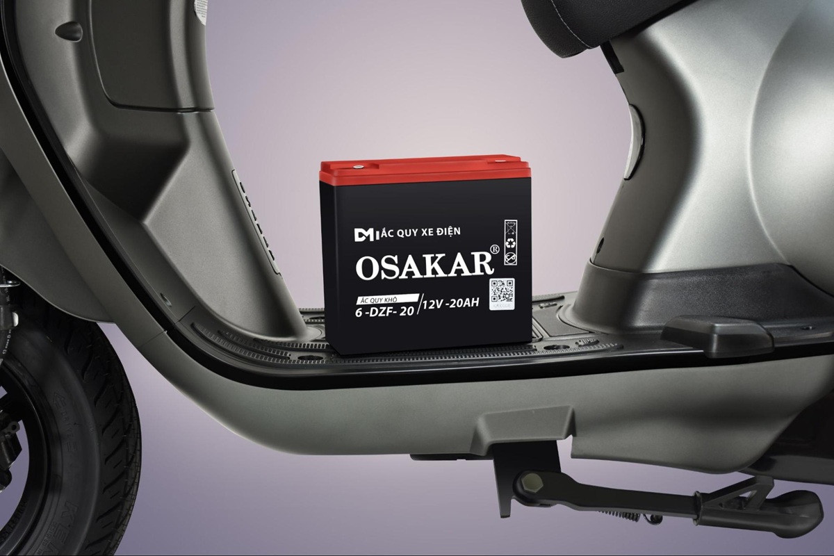 Ắc quy của xe máy điện OSAKAR