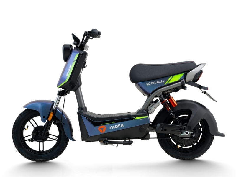 YADEA X-BULL nổi bật với kiểu dáng khỏe khoắn đậm chất đàn ông, khả năng bứt phá ấn tượng và hệ thống năng lượng lâu dài