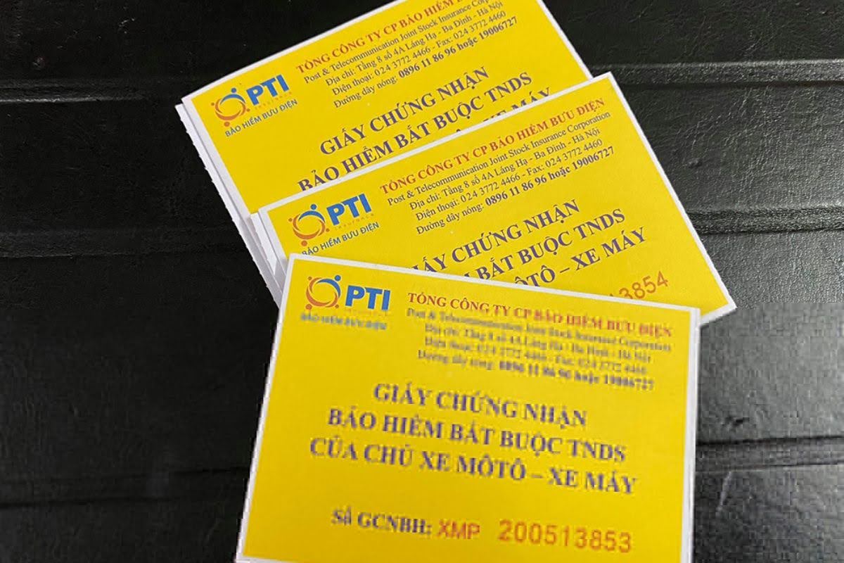 Bảo hiểm trách nhiệm dân sự là loại bảo hiểm bắt buộc duy nhất mà người điều khiển xe máy điện cần có
