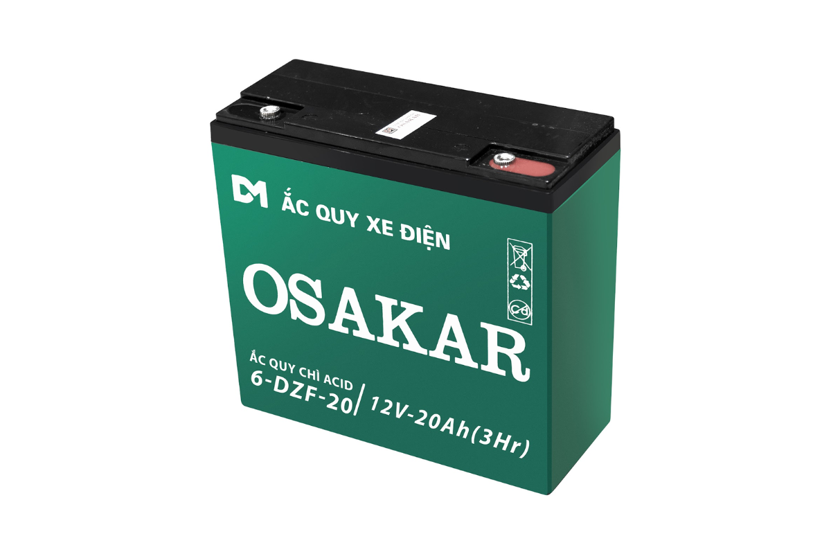 Bình ắc quy xe điện có giá dao động từ 1.600.000 - 3.000.000 VNĐ tùy bộ