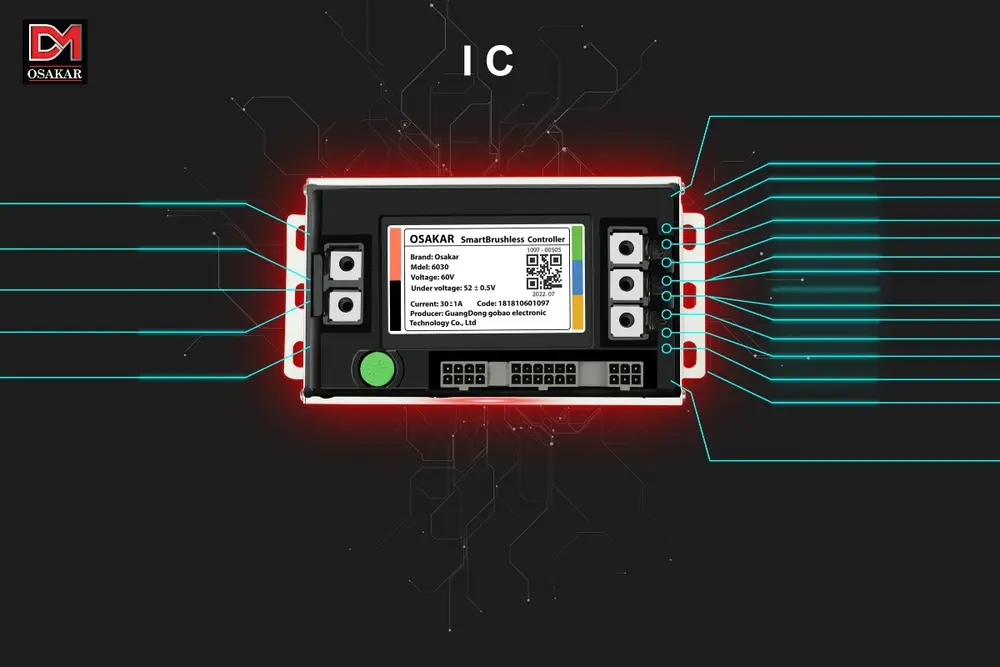 IC điều khiển bị hỏng, gửi tín hiệu sai dẫn tới việc bánh xe bị kẹt, không di chuyển được