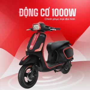 Xe máy điện OSAKAR Nispa Viva vượt mọi địa hình với động cơ 1000 W mạnh mẽ