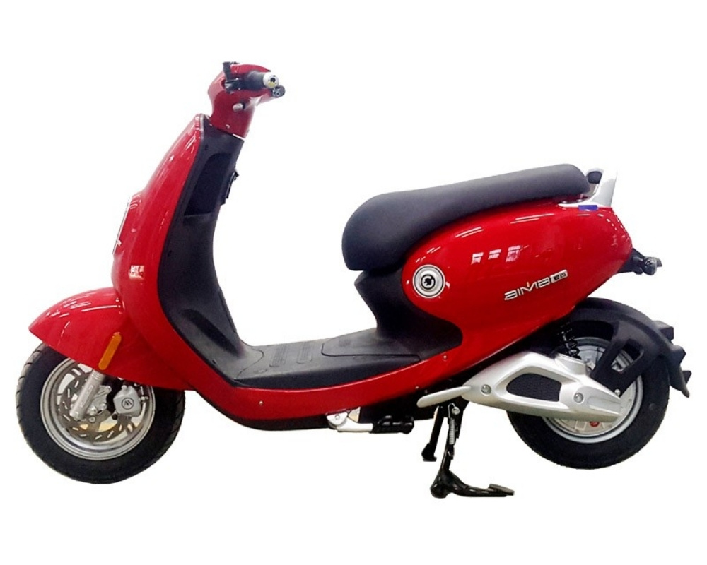 Xe máy điện cho người lùn INMAI Aima gây ấn tượng với những đường nét bo tròn thanh thoát
