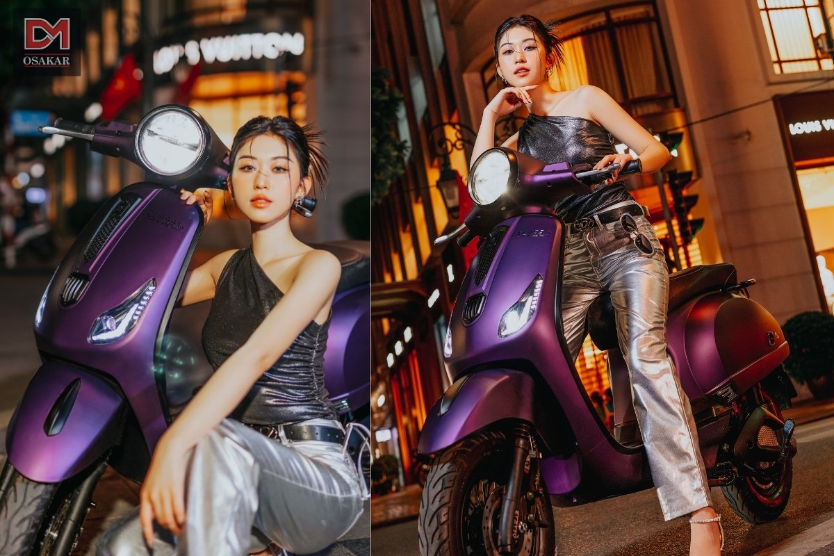 Sư Tử hợp đi xe màu gì? Câu trả lời chính là màu tím của xe điện CLASSY SI