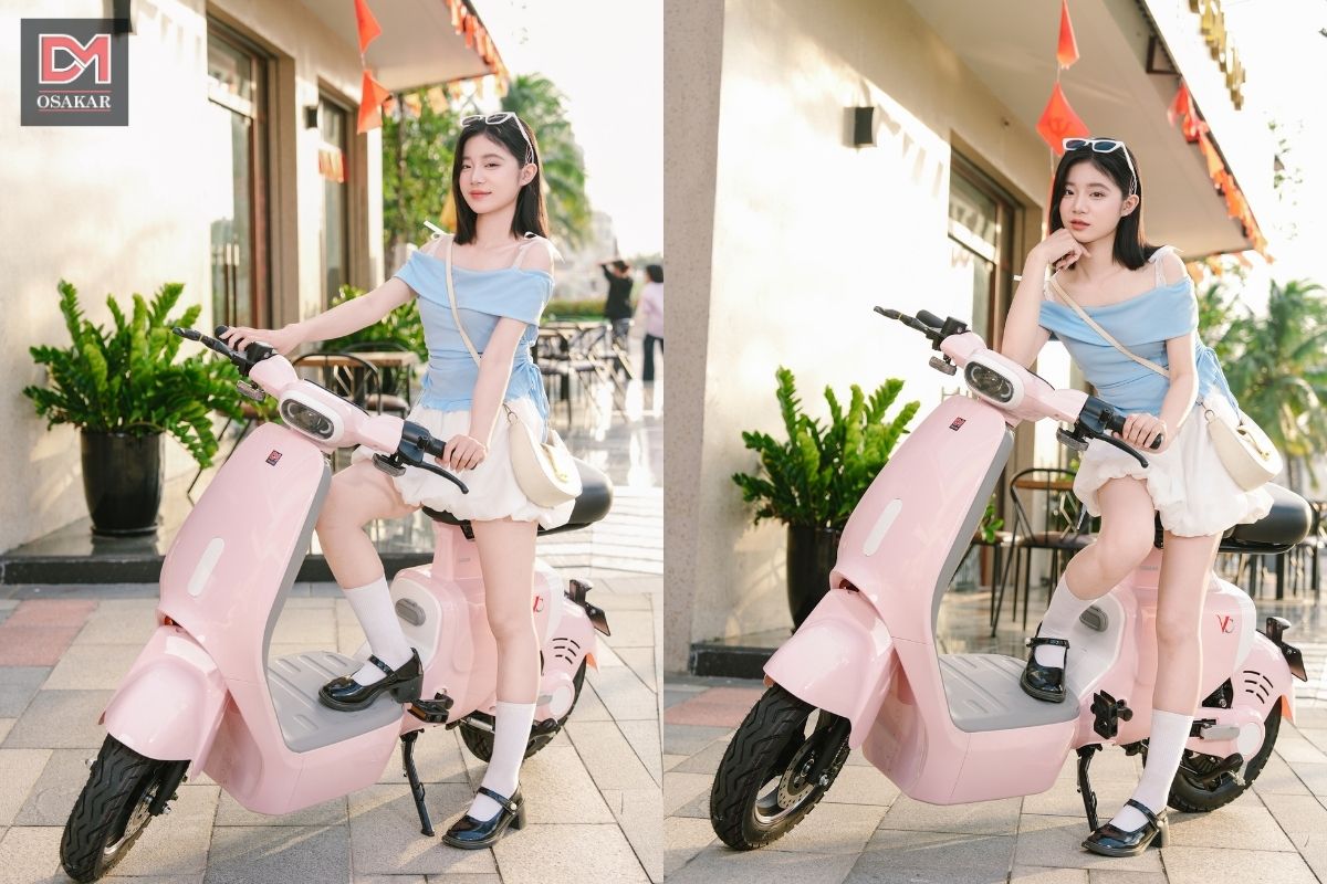 OSAKAR VC mang vẻ đẹp dịu dàng, trẻ trung kết hợp cùng thiết kế nhỏ gọn với những đường cong mềm mại, tối giản nhưng cuốn hút