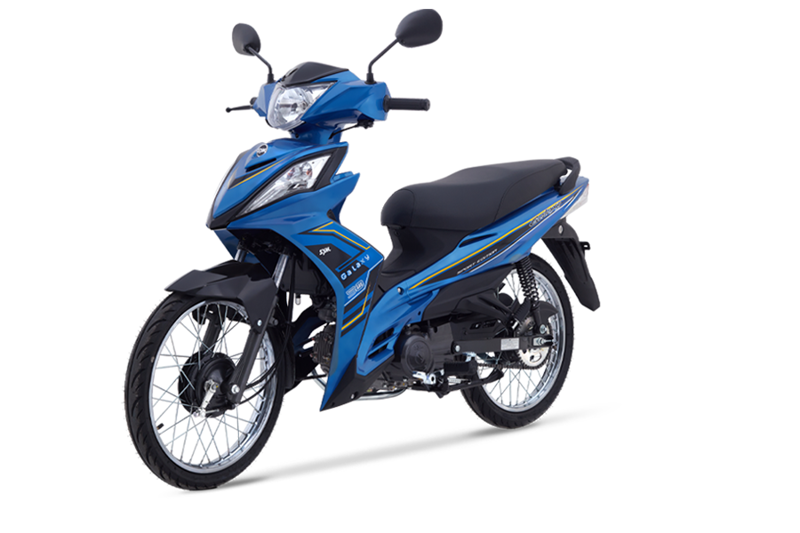 Xe máy SYM Galaxy 50cc gây ấn tượng với thiết kế góc cạnh, năng động