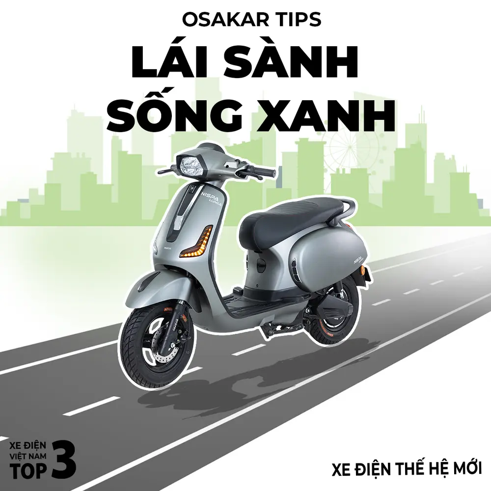 Thiết kế thanh lịch, động cơ mạnh mẽ, Nispa Lumia là mẫu xe máy điện pin trâu đáng chọn trong tầm giá