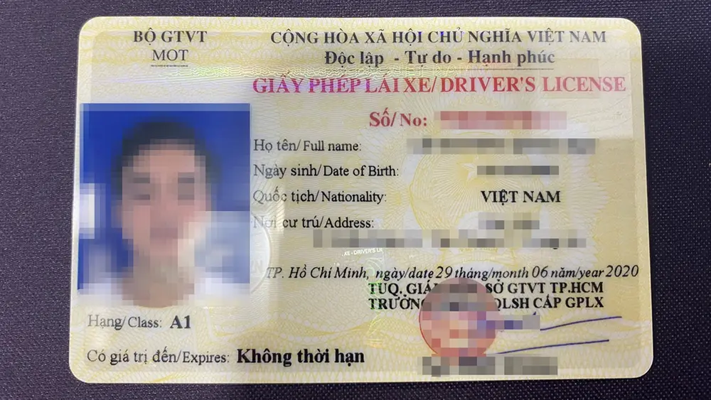 Giấy phép lái xe máy theo quy định mới không có thời hạn sử dụng