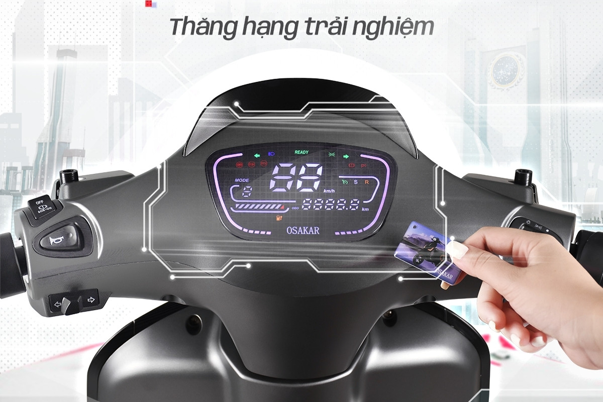 Bổ sung thẻ từ xe điện NFC giúp xe có nhiều lựa chọn hơn trong việc mở xe