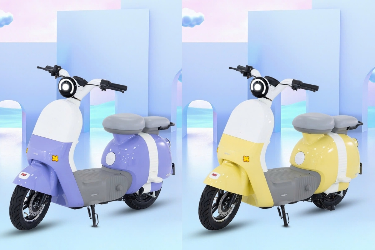 Với 30 phiên bản màu đa dạng, MOMO không chỉ là một chiếc xe điện mà còn giống như một phụ kiện thời trang di động