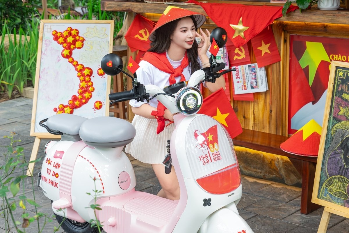 OSAKAR MOMO khác biệt trong phân khúc “xe điện hot girl” chính là hệ thống tiện ích và công nghệ