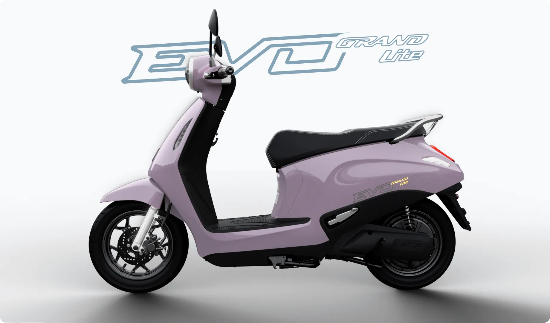 VinFast Evo Grand Lite – Thiết kế công thái học gọn gàng cùng dung tích cốp 35L vượt trội, người bạn đồng hành lý tưởng cho sinh viên.