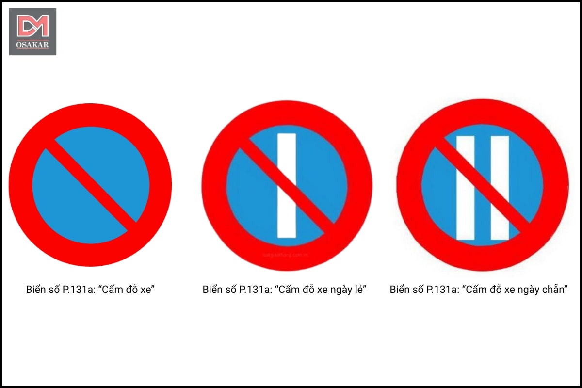 Biển báo cấm đỗ xe là gì? Đặc điểm, ý nghĩa, phân biệt các biển báo cấm đỗ xe hiện nay