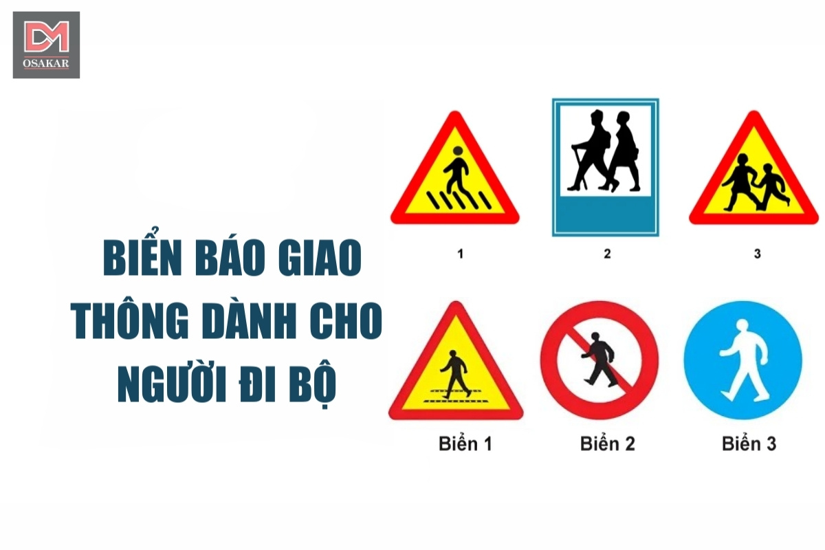 Nhóm biển báo dành cho người đi bộ