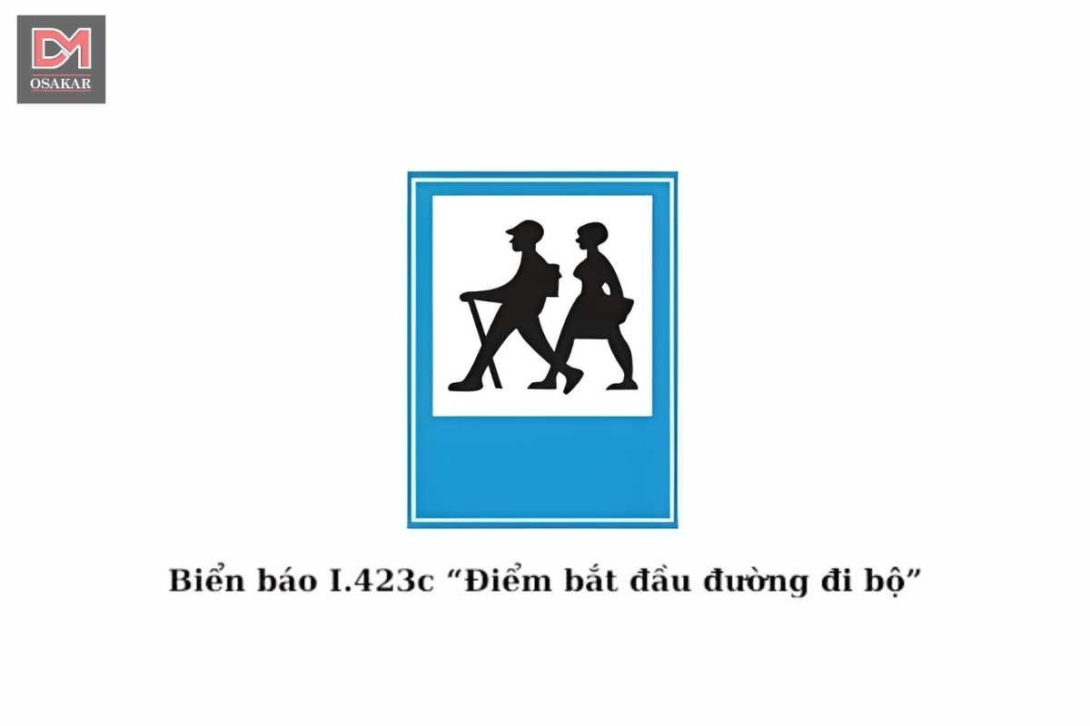 Biển I.423c - Điểm bắt đầu đường đi bộ