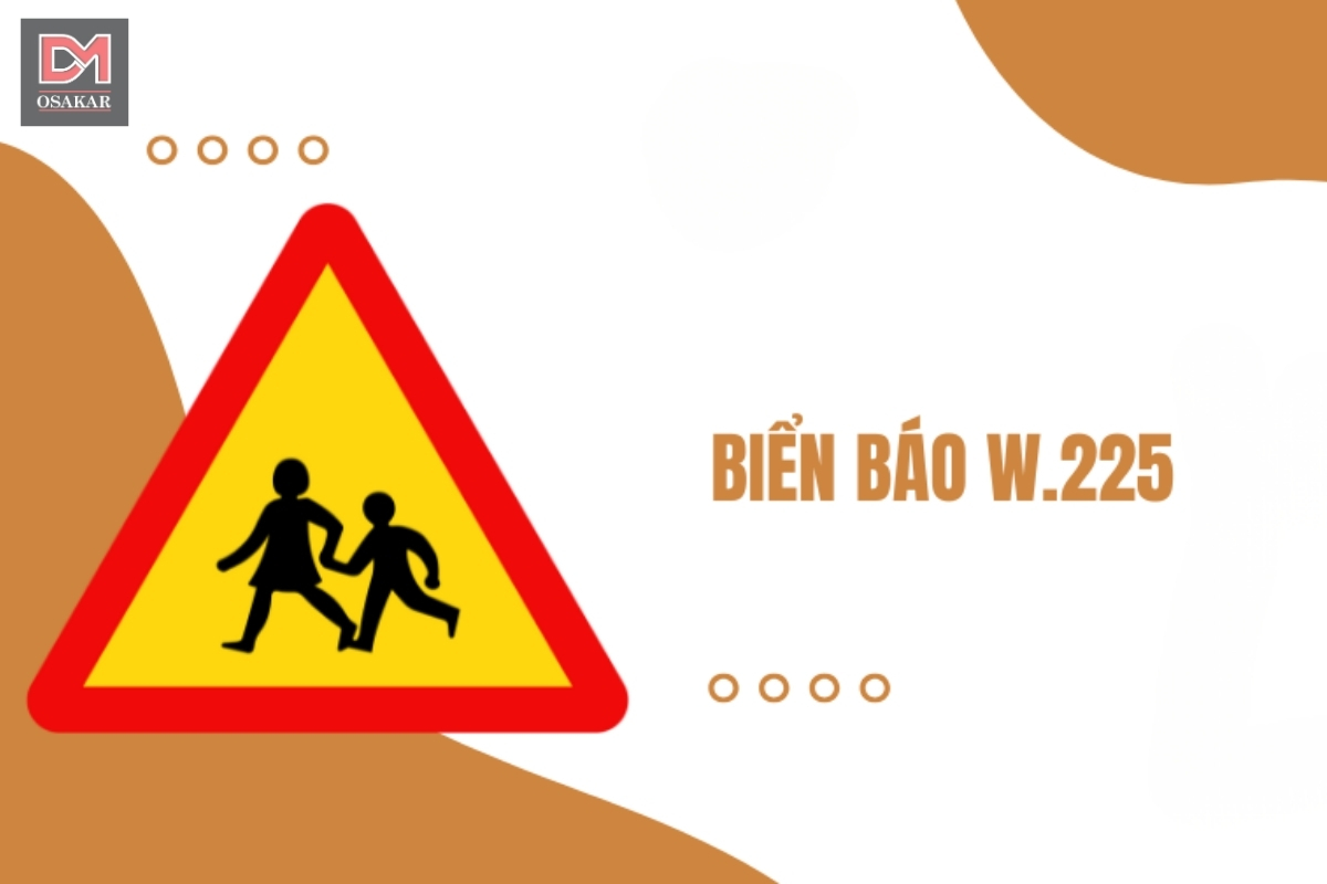 Biển W.225 - Biển báo “Trẻ em”