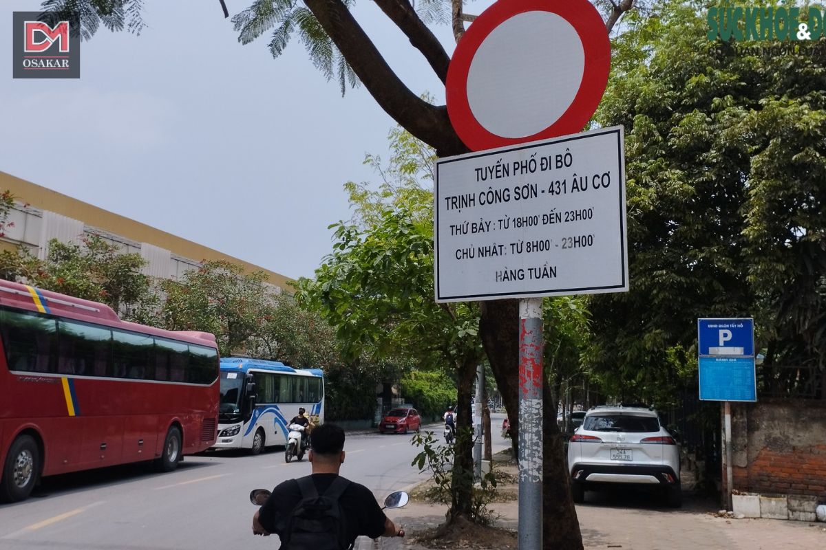 Biển báo đường cấm có hiệu lực bắt đầu từ vị trí nào?