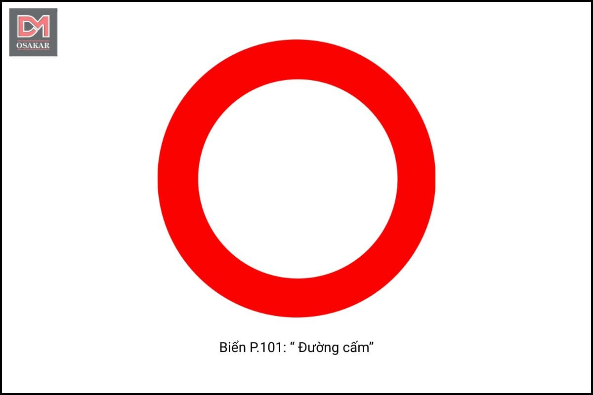 Biển báo đường cấm là gì, cấm xe gì, có ý nghĩa ra sao?