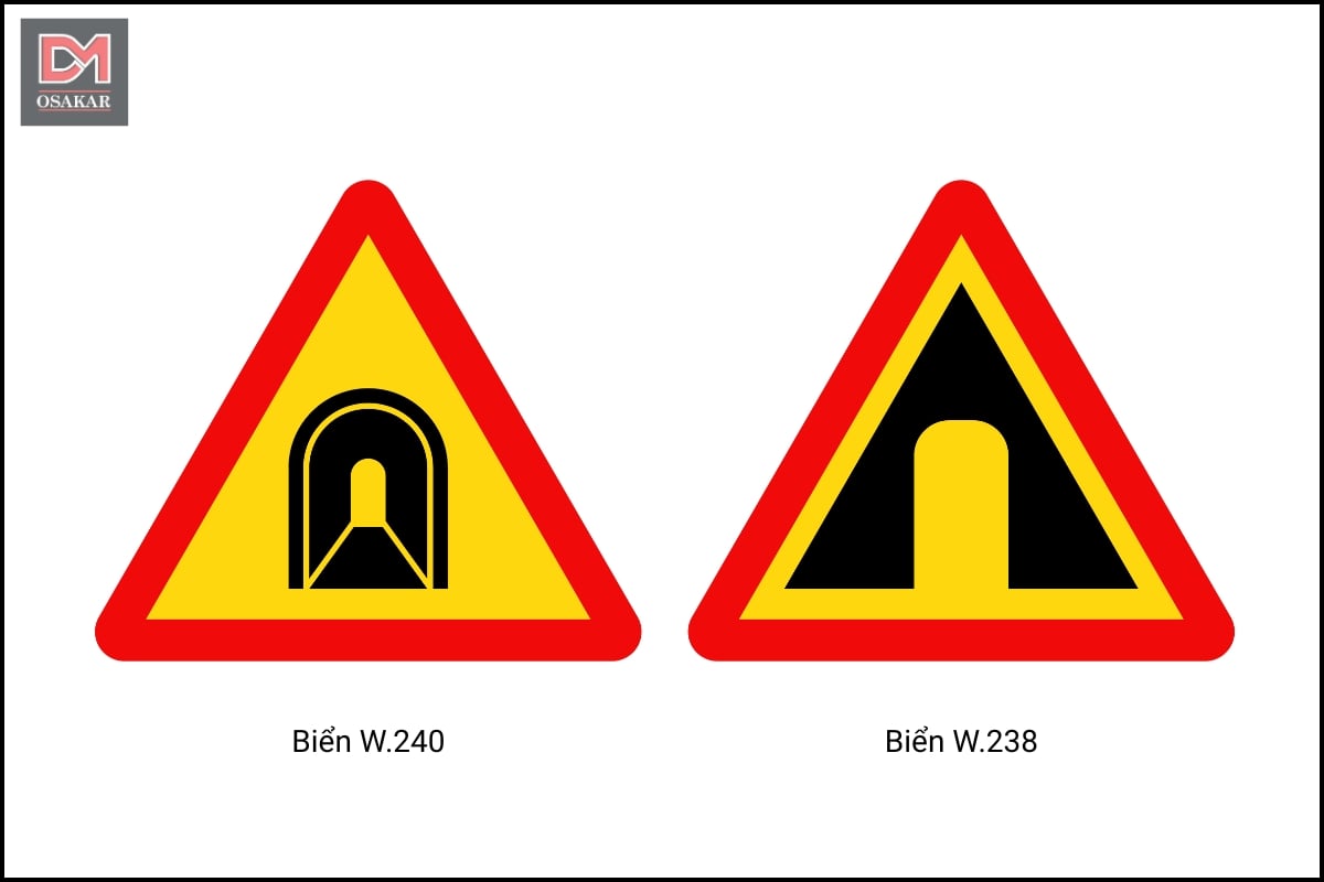 Biển báo đường hầm và Biển báo cửa chui 