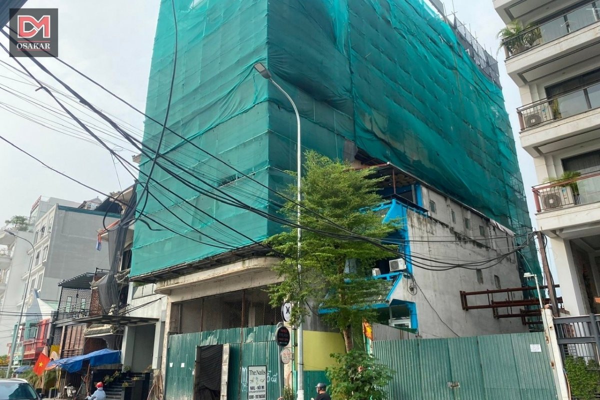 Quây bạt kín khi xây sửa nhà