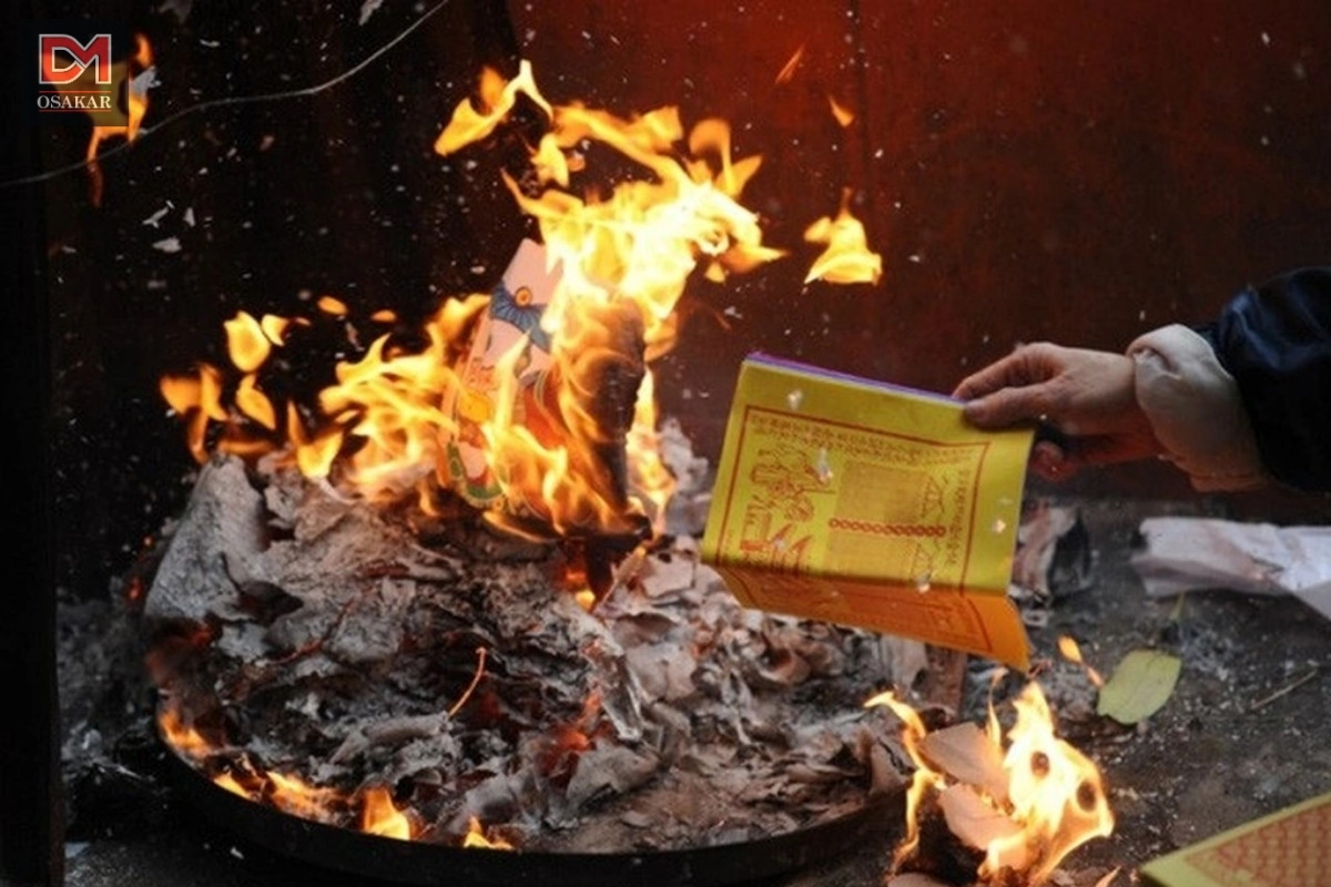 Không đốt vàng mã, rơm rạ bừa bãi