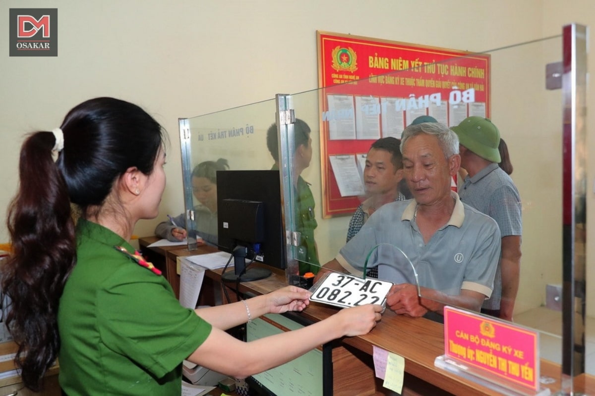 Thủ tục thay đổi màu xe máy đối với chủ xe là cá nhân