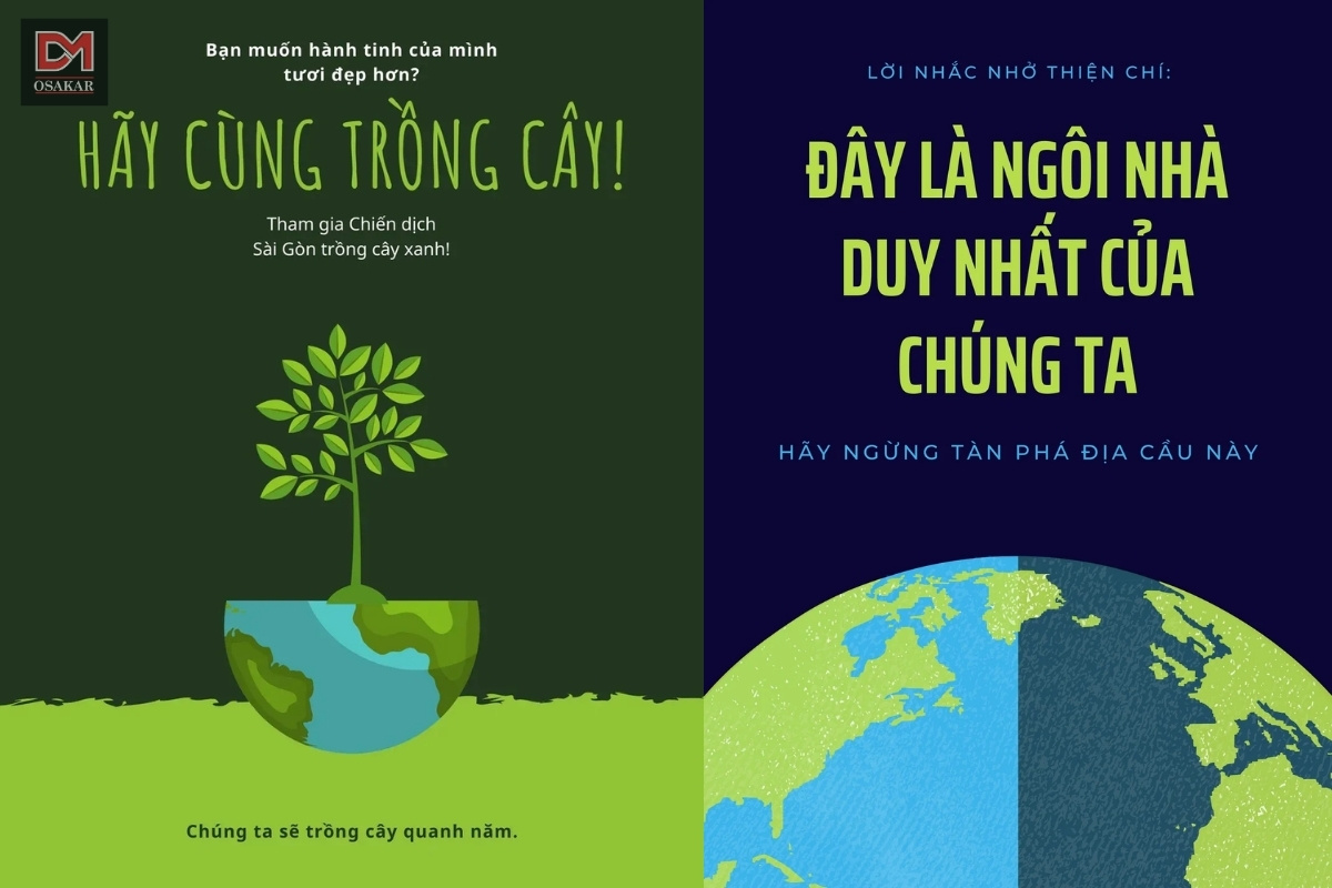 Thông điệp hay về bảo vệ môi trường không khí tiếng Việt