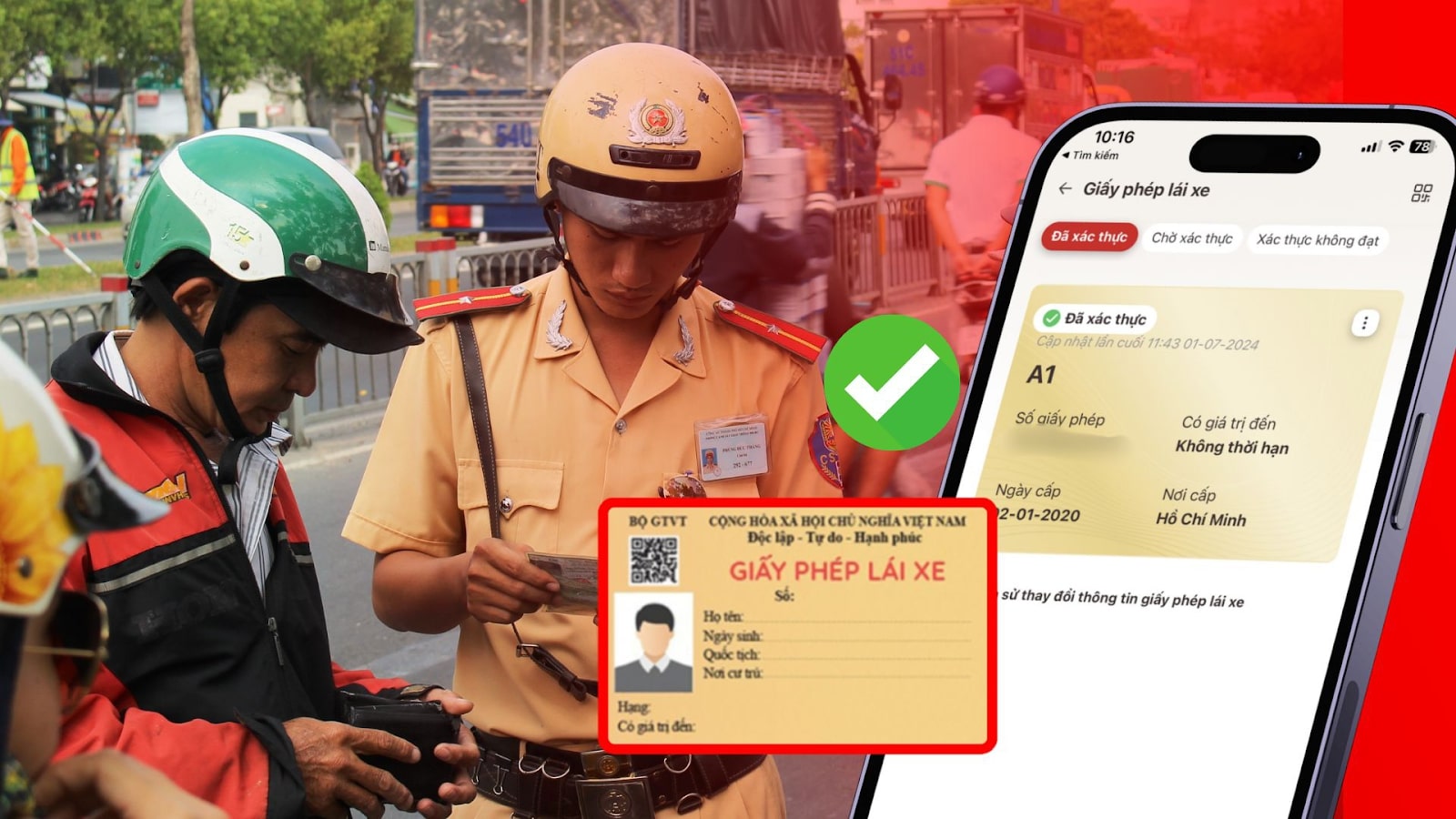 Việc sử dụng GPLX giả mạo, hết điểm hoặc không hợp lệ sẽ bị phạt nặng và tạm giữ xe