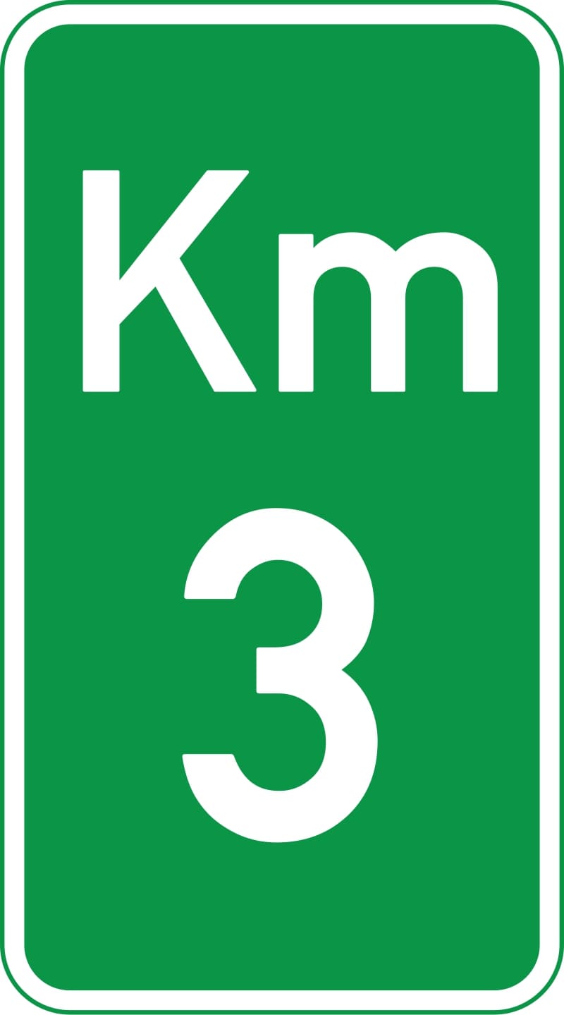 Biển báo chỉ dẫn trên đường cao tốc IE460a