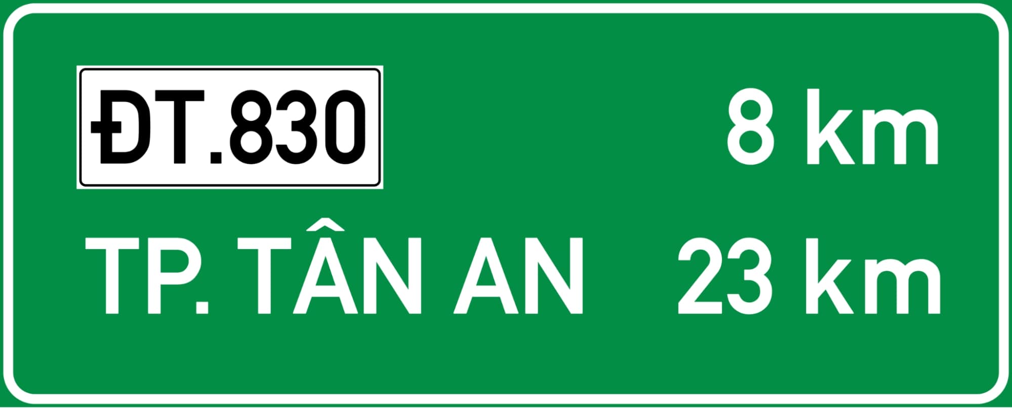 Biển báo chỉ dẫn trên đường cao tốc IE465