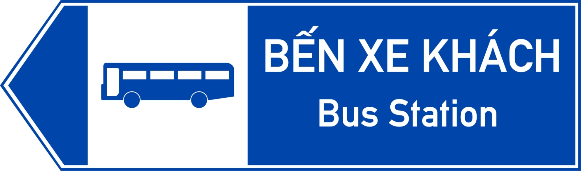 Biển báo chỉ dẫn trên đường ô tô không phải là đường cao tốc I444d