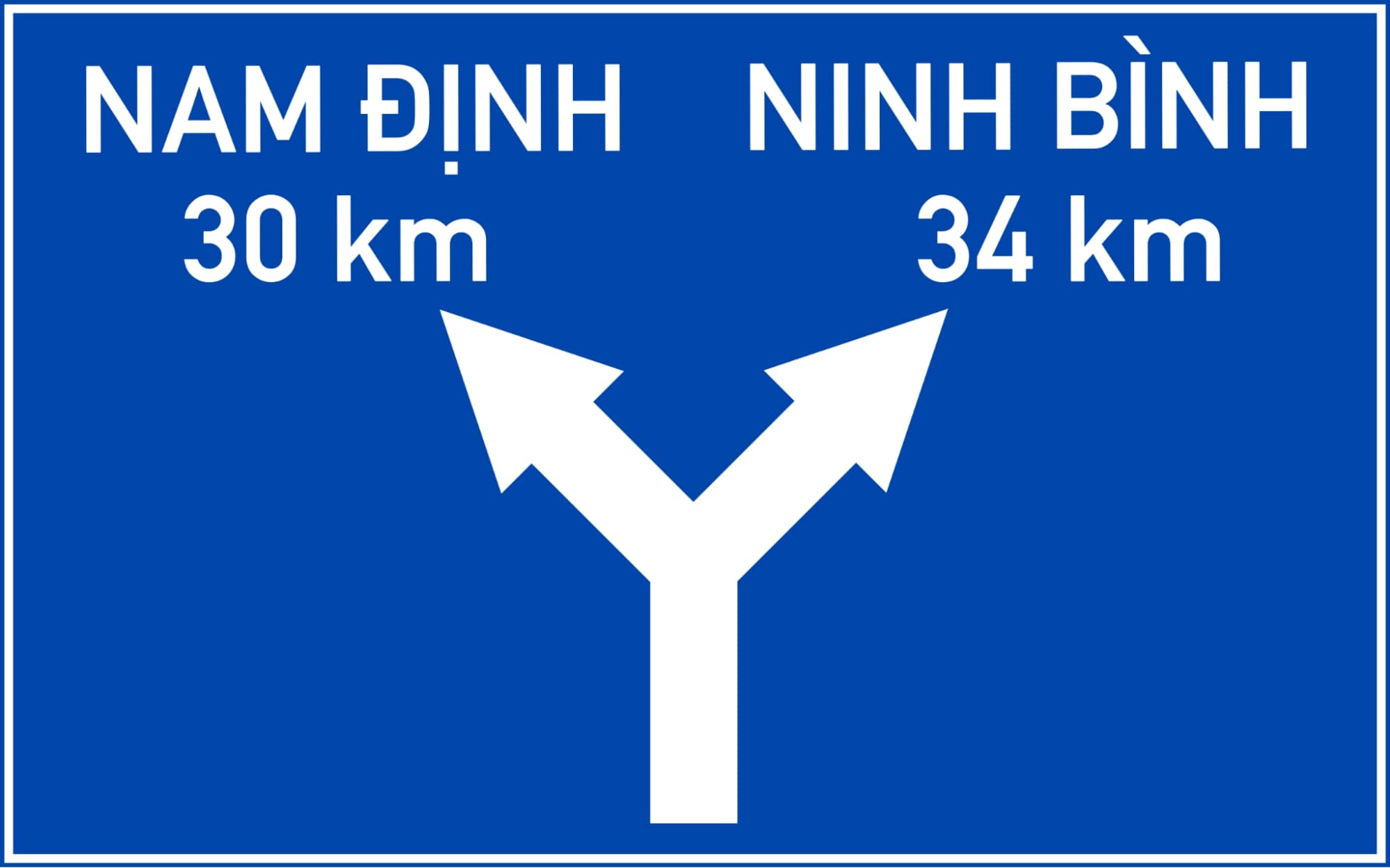 Biển báo chỉ dẫn trên đường ô tô không phải là đường cao tốc I414a