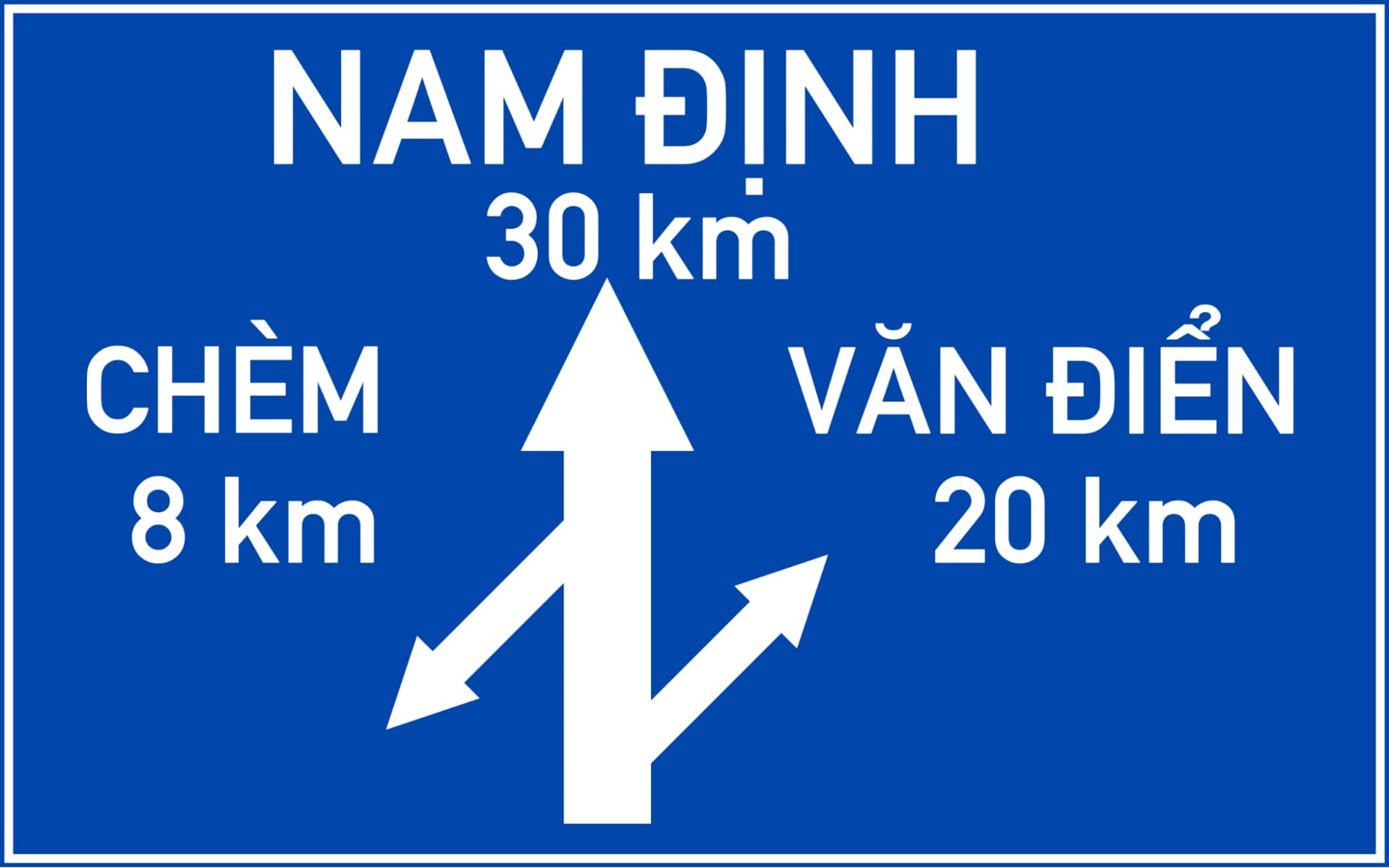 Biển báo chỉ dẫn trên đường ô tô không phải là đường cao tốc I414b