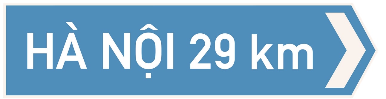 Biển báo chỉ dẫn trên đường ô tô không phải là đường cao tốc I415