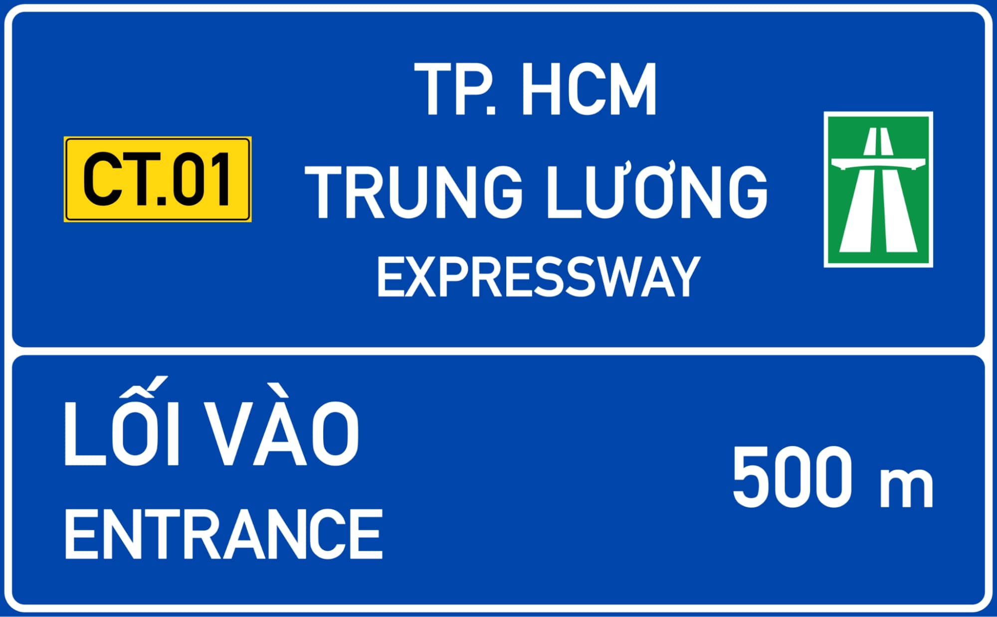 Biển báo chỉ dẫn trên đường cao tốc I451a