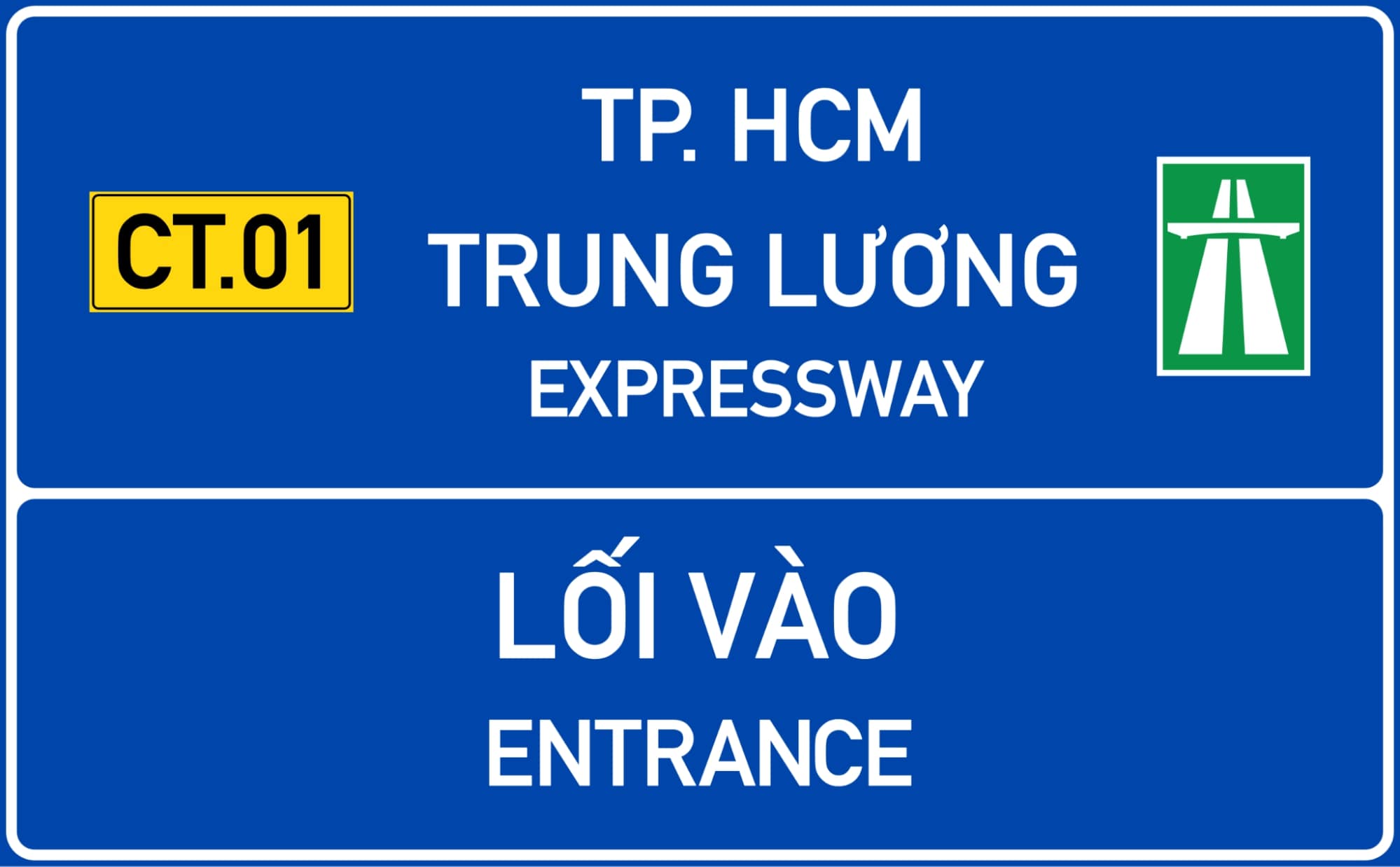 Biển báo chỉ dẫn trên đường cao tốc I451b