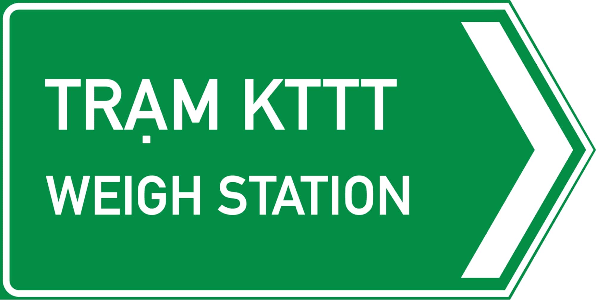 Biển báo chỉ dẫn trên đường cao tốc IE463c