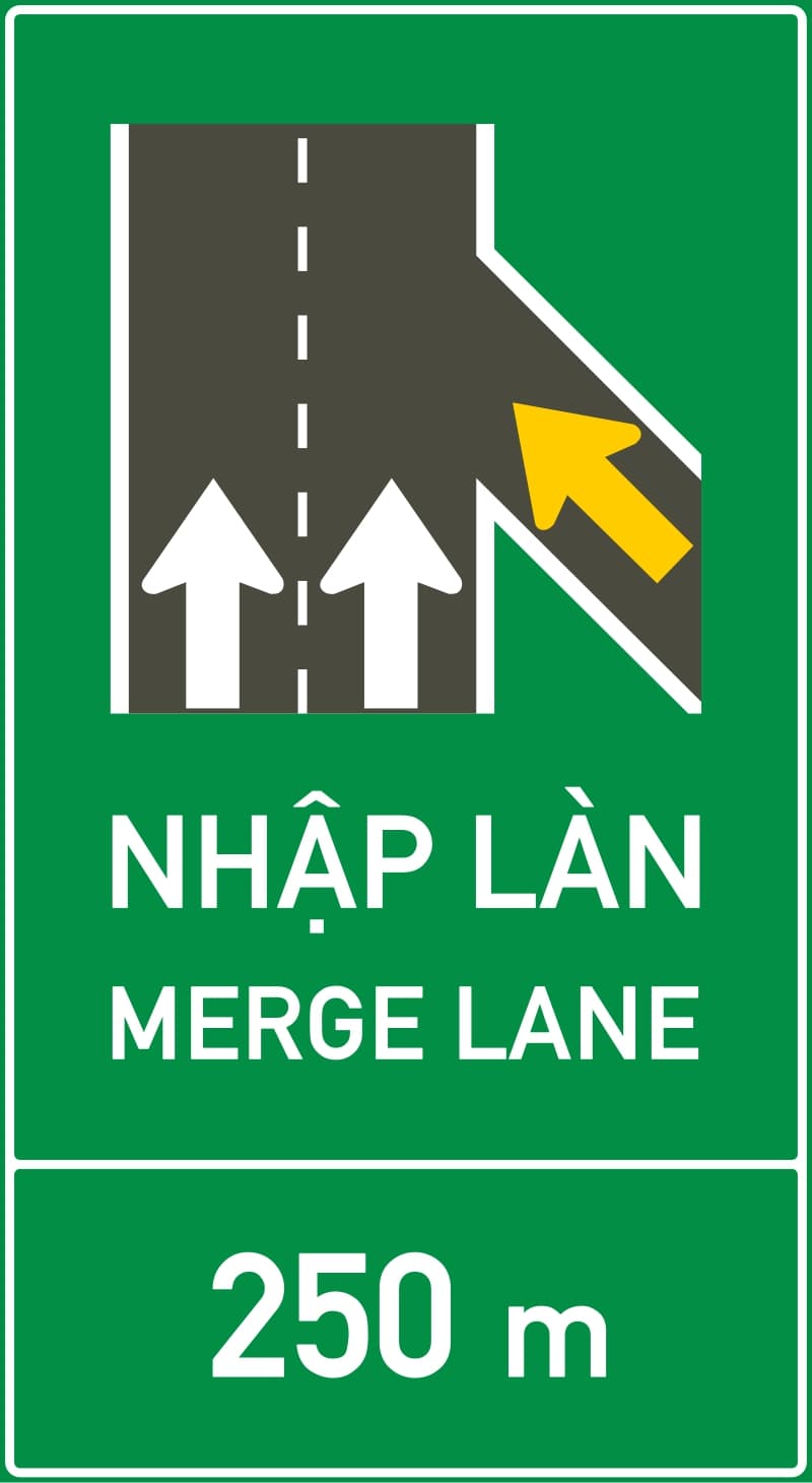 Biển báo chỉ dẫn trên đường cao tốc IE467b