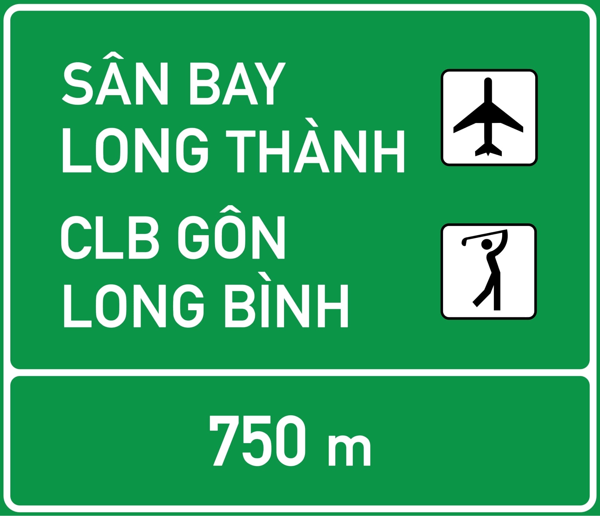 Biển báo chỉ dẫn trên đường cao tốc IE461a
