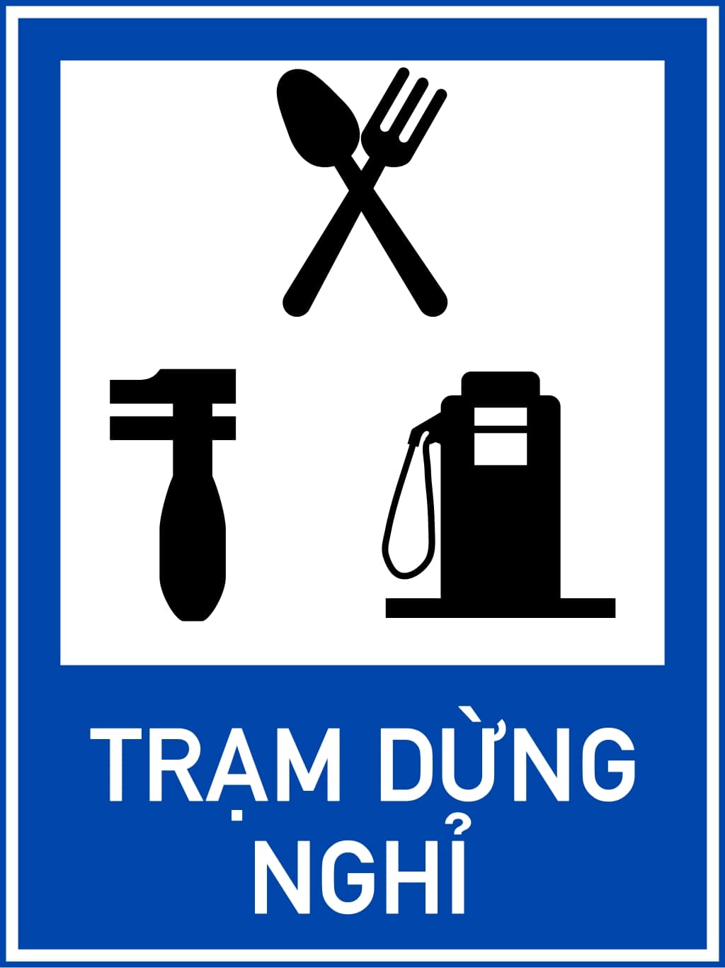 Biển báo chỉ dẫn trên đường ô tô không phải là đường cao tốc I431