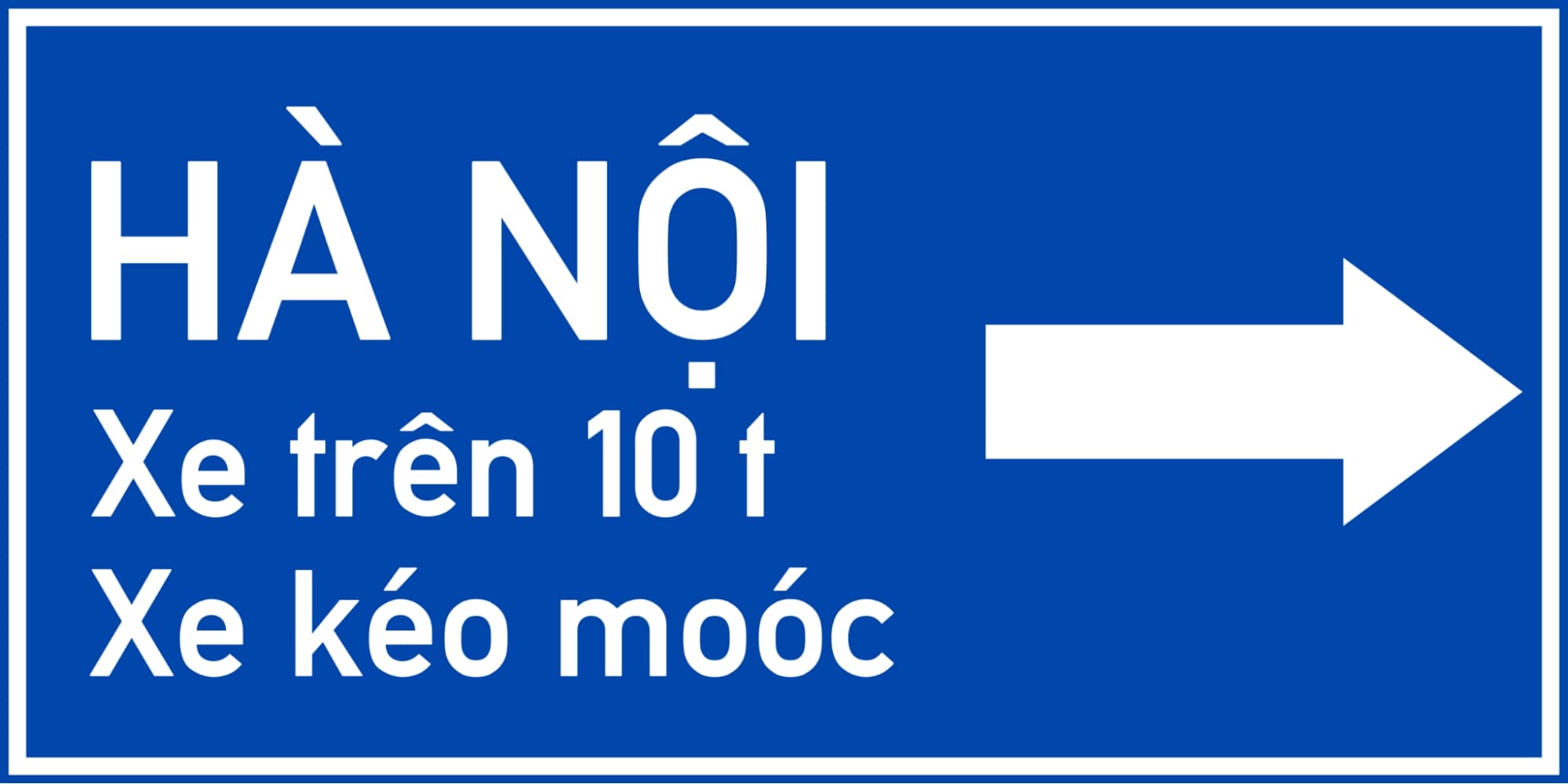Biển báo chỉ dẫn trên đường ô tô không phải là đường cao tốc I417a