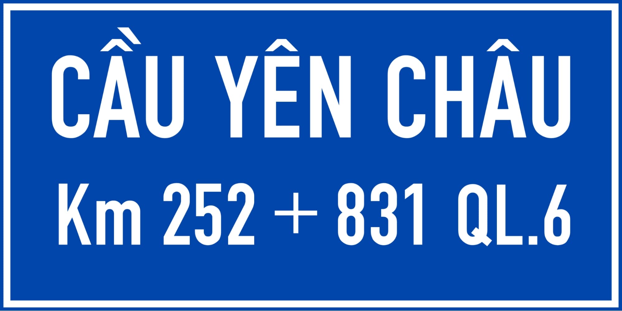 Biển báo chỉ dẫn trên đường ô tô không phải là đường cao tốc I439