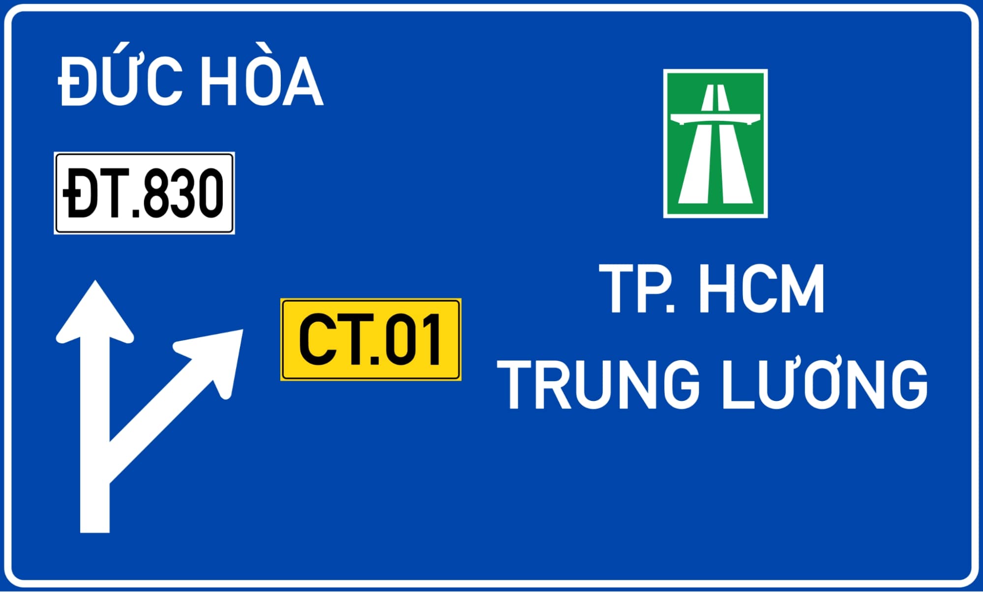 Biển báo chỉ dẫn trên đường cao tốc I450b